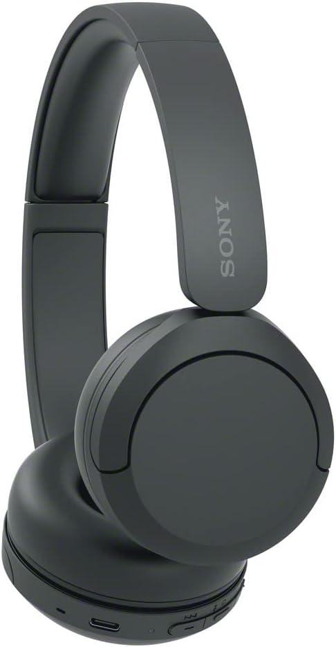 Sony WH-CH520 Wireless Headphones Bluetooth On-Ear Headset with Microphone -Black