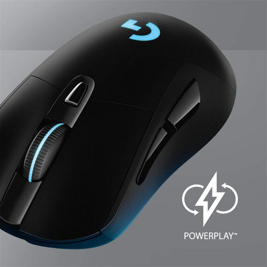 Logitech G703 Lightspeed Wireless Gaming Mouse W/Hero 25K Sensor (Black)