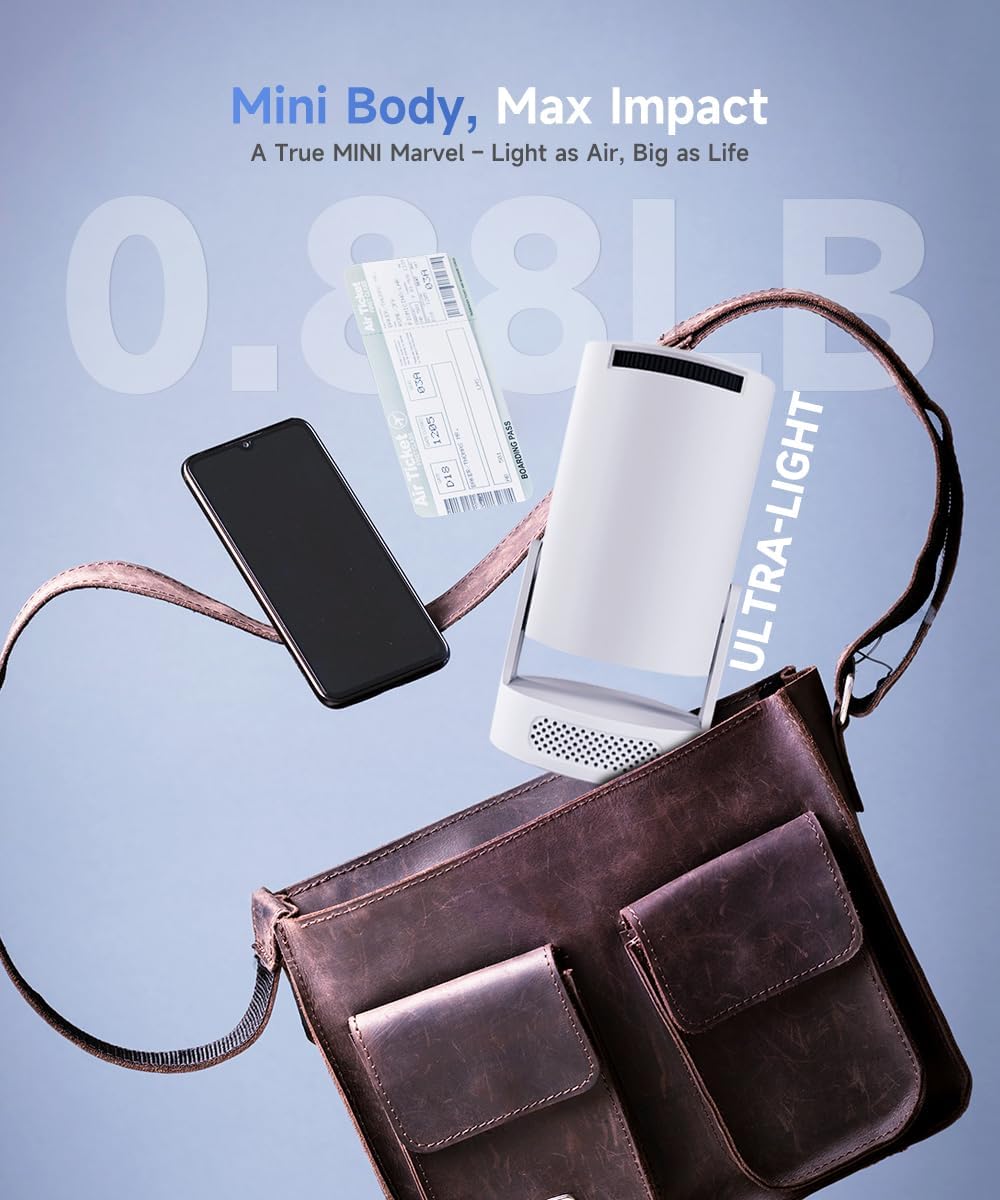 Mini Projector 4K Support with Wifi 6 and Bluetooth - for movies and series