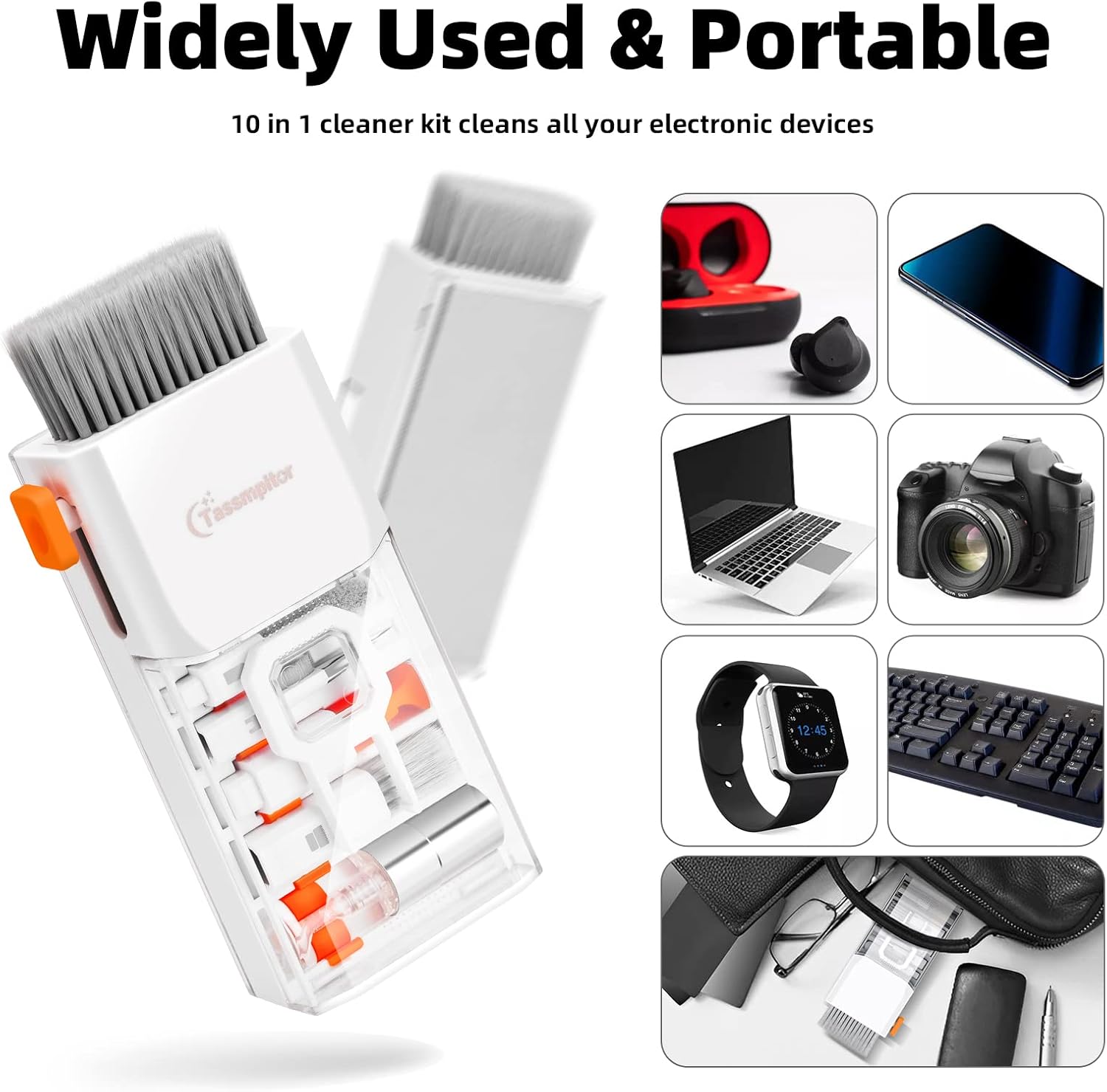 Keyboard Cleaner + Laptop Cleaning Kit- All-In-One Keyboard Cleaning Kit