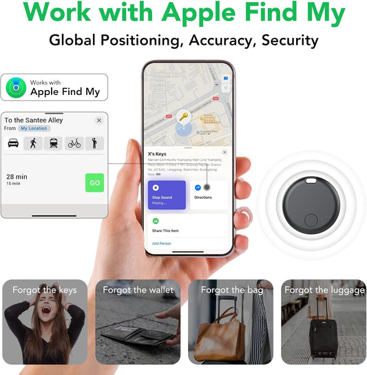 Air Tracker Tags-4 Pack: Smart Bluetooth Tracker- For iOS