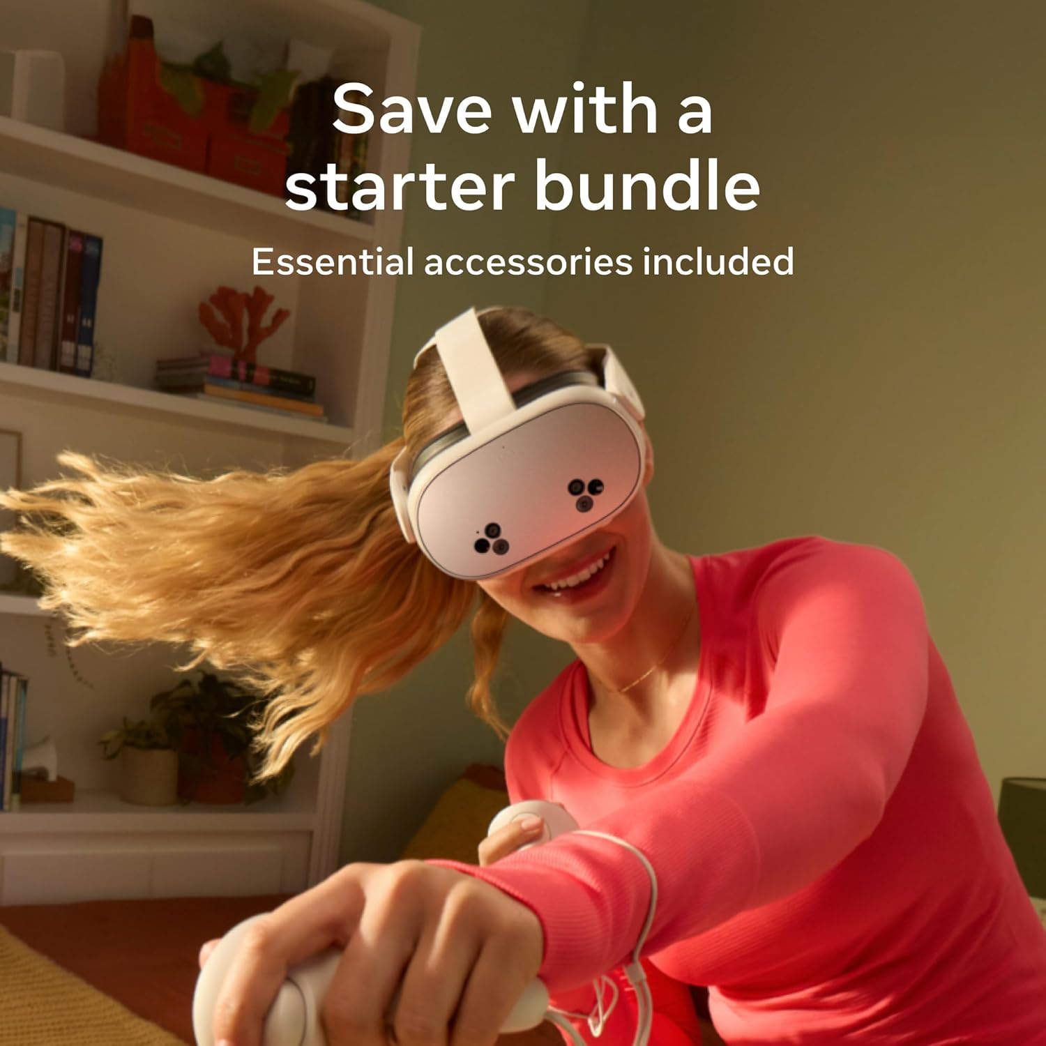 Meta Quest 3S 256GB | Batman: Arkham Shadow Included with 30+ Games Included (including Horizon+ Access with Starter Bundles)