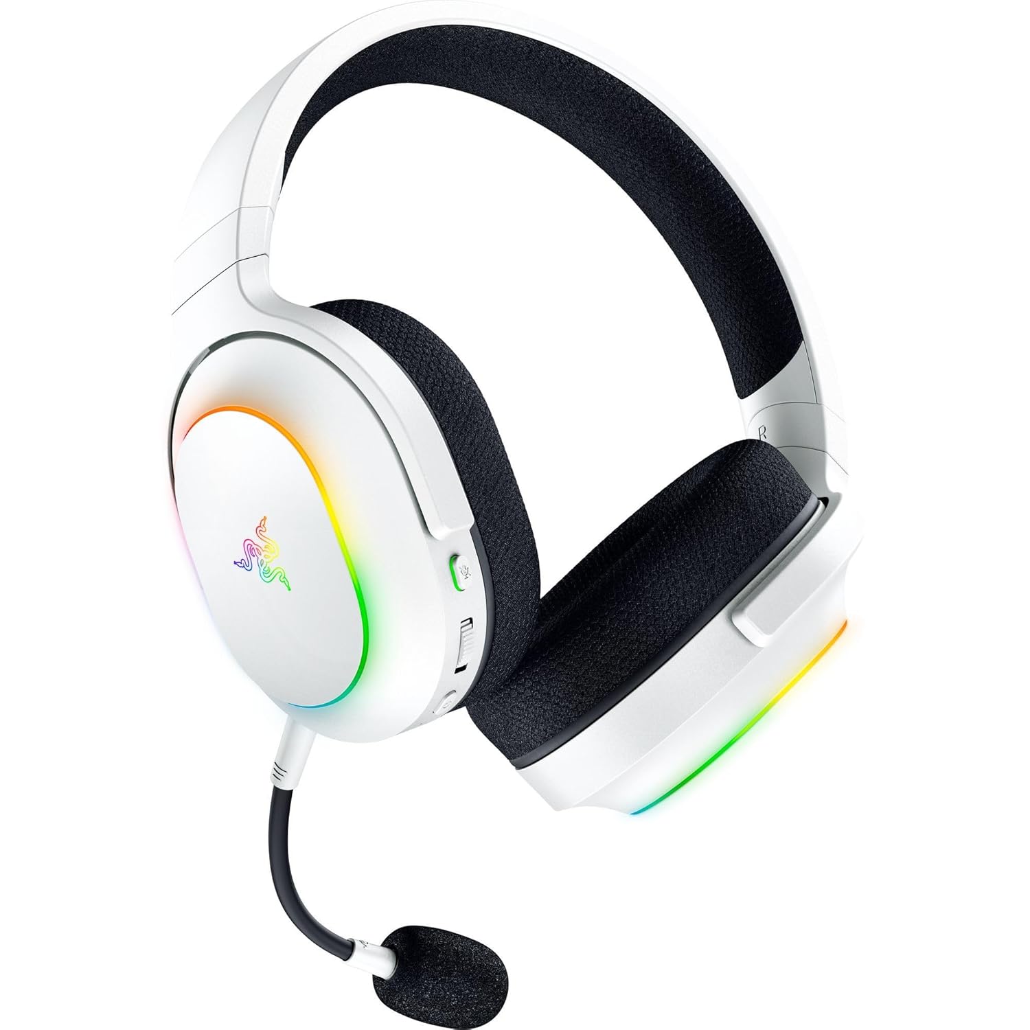 Razor Barracuda X Chroma Wireless Gaming Headset: 2.4Ghz Wireless & Bluetooth - Lightweight  (White)