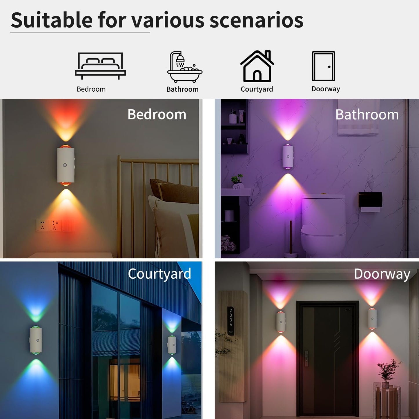 Smart Motion Sensor Night Light- Motion Sensor Light for Indoors (Magnetic & Rechargable)