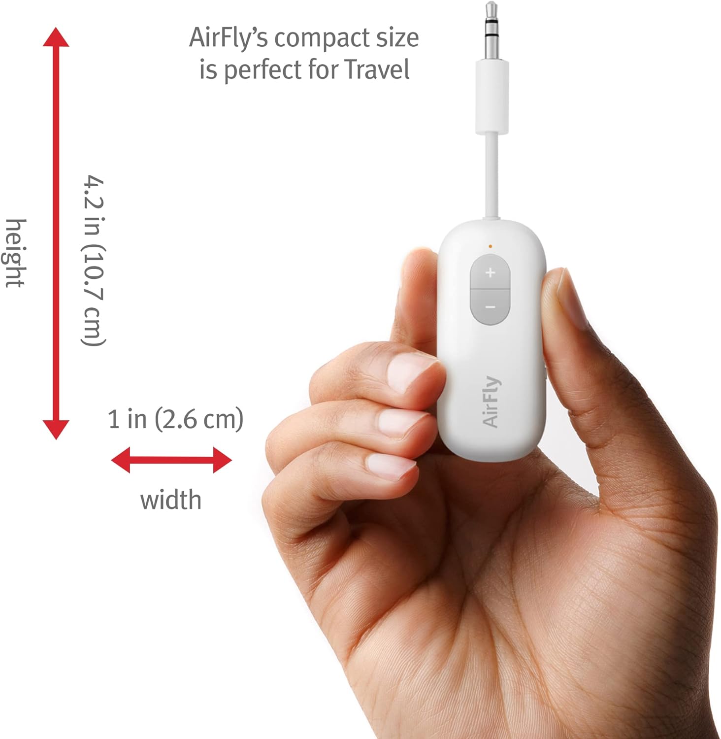 Airfly Connector | Bluetooth Wireless Audio Transmitter Adapter for Airpods