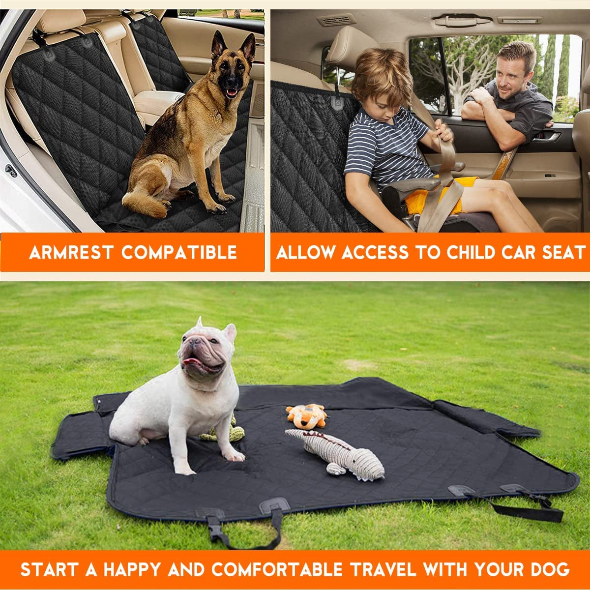 Dog Car Seat Cover, Back Seat Cover for Dogs (special limited product)