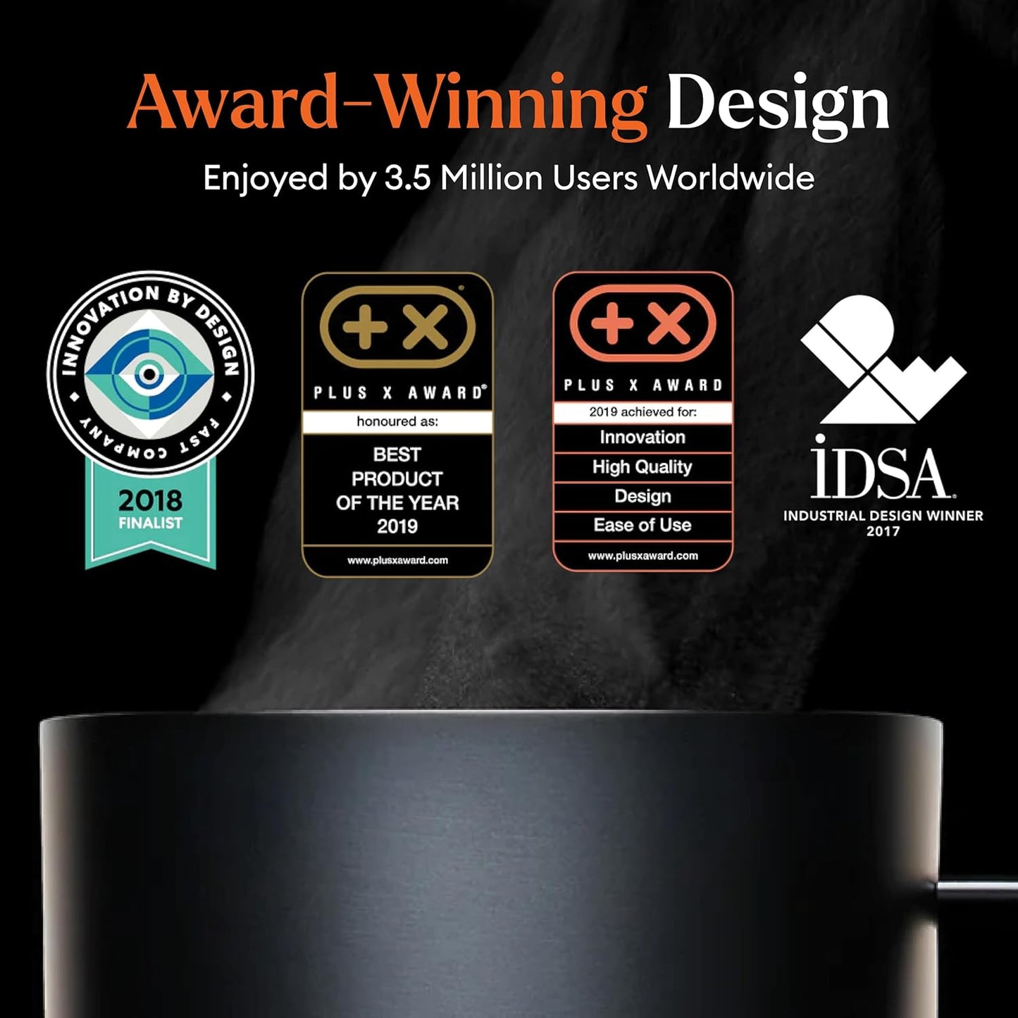 Ember Temperature Control Smart Mug 2- App-Controlled Heated Coffee Mug with 80 Min Battery Life (Black)