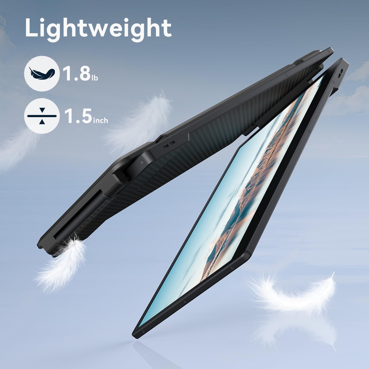 14’’ Triple Laptop Screen Extender for Mac/Windows