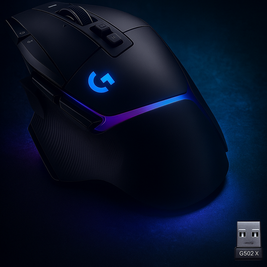 Logitech G502 X plus LIGHTSPEED Wireless RGB Mouse for Gaming (Black)