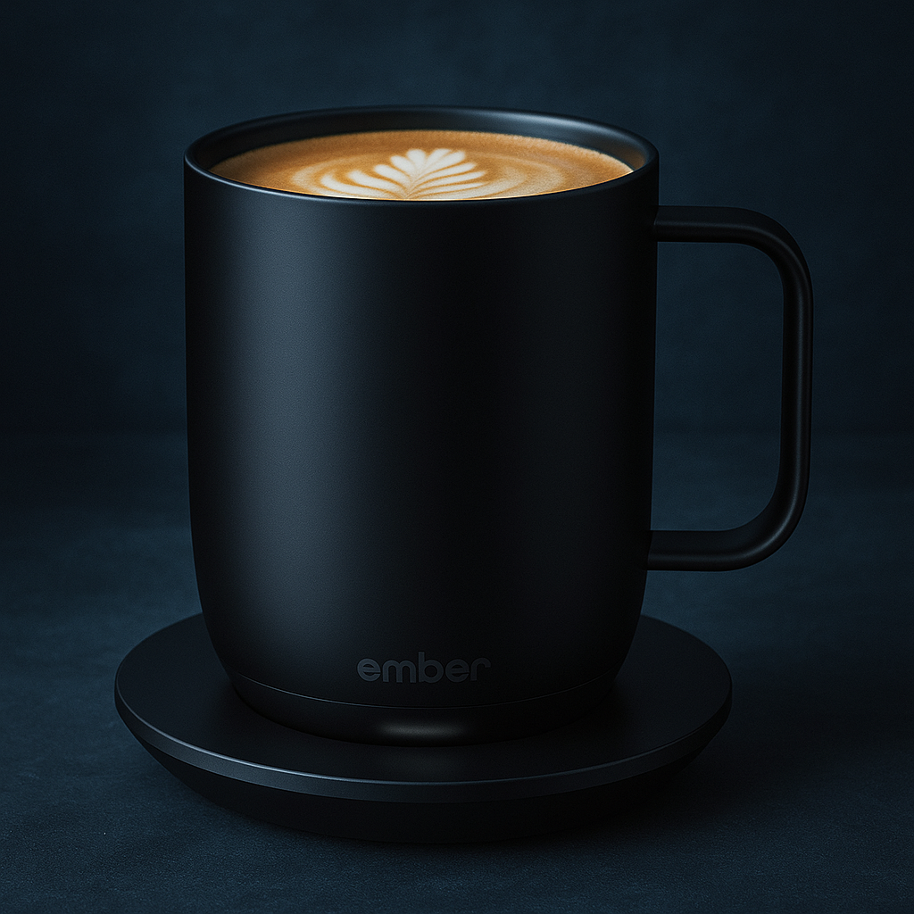 Ember Temperature Control Smart Mug 2- App-Controlled Heated Coffee Mug with 80 Min Battery Life (Black)