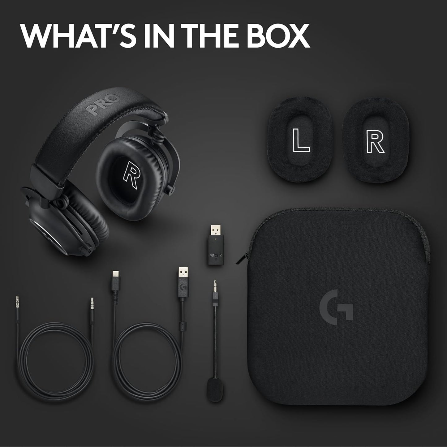 Logitech G PRO X 2 Lightspeed Wireless Gaming Headset with Mic (Black)