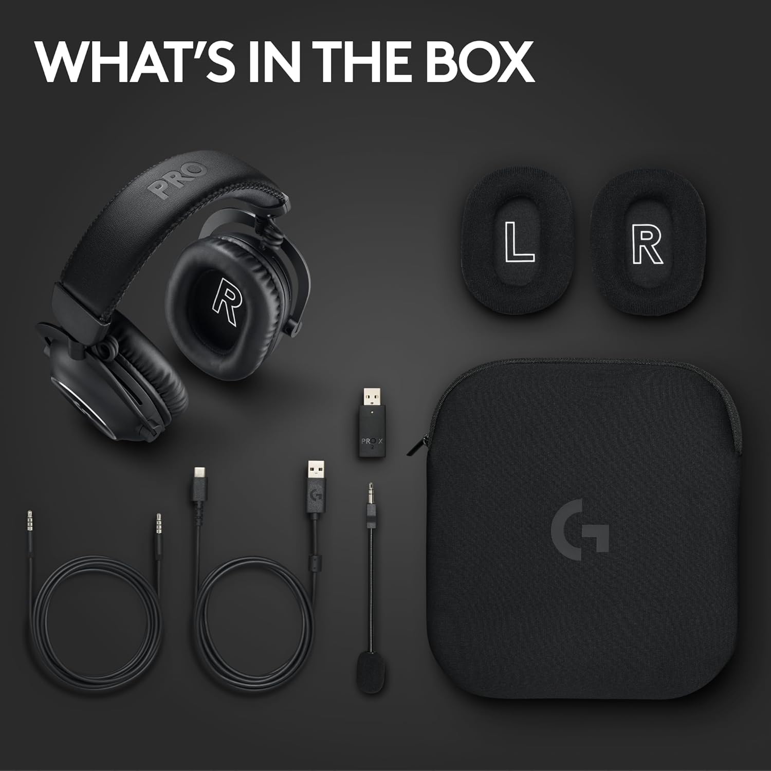 Logitech G PRO X 2 Lightspeed Wireless Gaming Headset with Mic (Black)