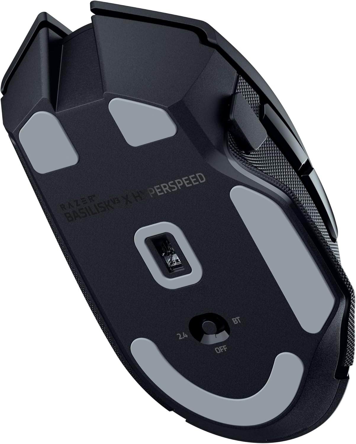Razor Basilisk V3 X Hyperspeed Customizable Wireless Gaming Mouse- Classic Black