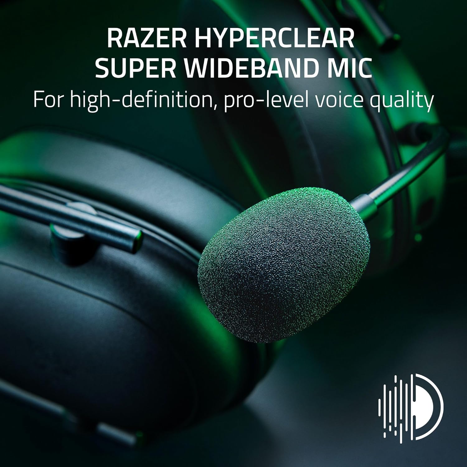 Razor Blackshark V2 Hyperspeed Wireless Gaming Headset: 2.4Ghz, Bluetooth or USB (Black)