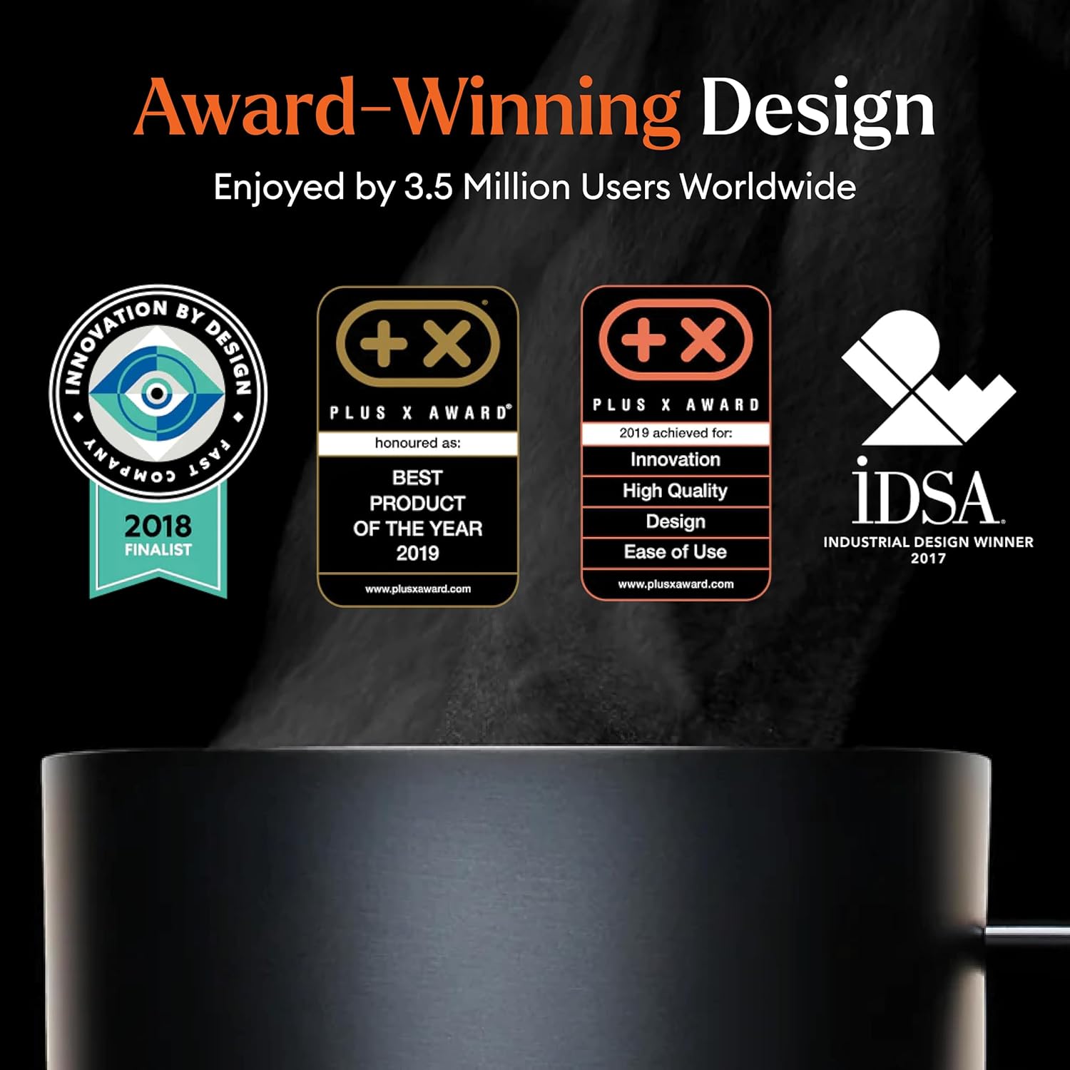 Ember Temperature Control Smart Mug 2- App-Controlled Heated Coffee Mug with 80 Min Battery Life (Black)