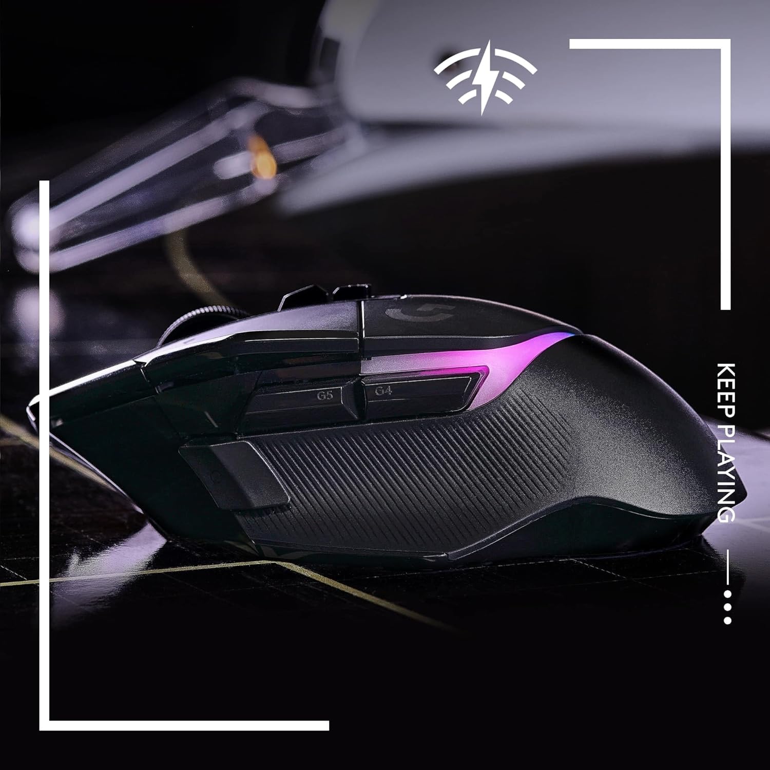 Logitech G502 X plus LIGHTSPEED Wireless RGB Mouse for Gaming (Black)