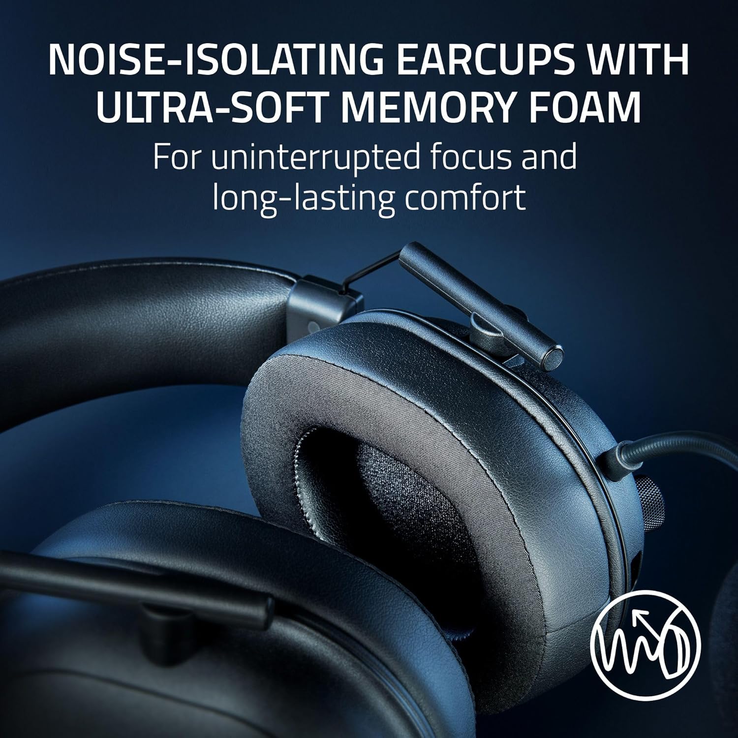 Razor Blackshark V2 Hyperspeed Wireless Gaming Headset: 2.4Ghz, Bluetooth or USB (Black)