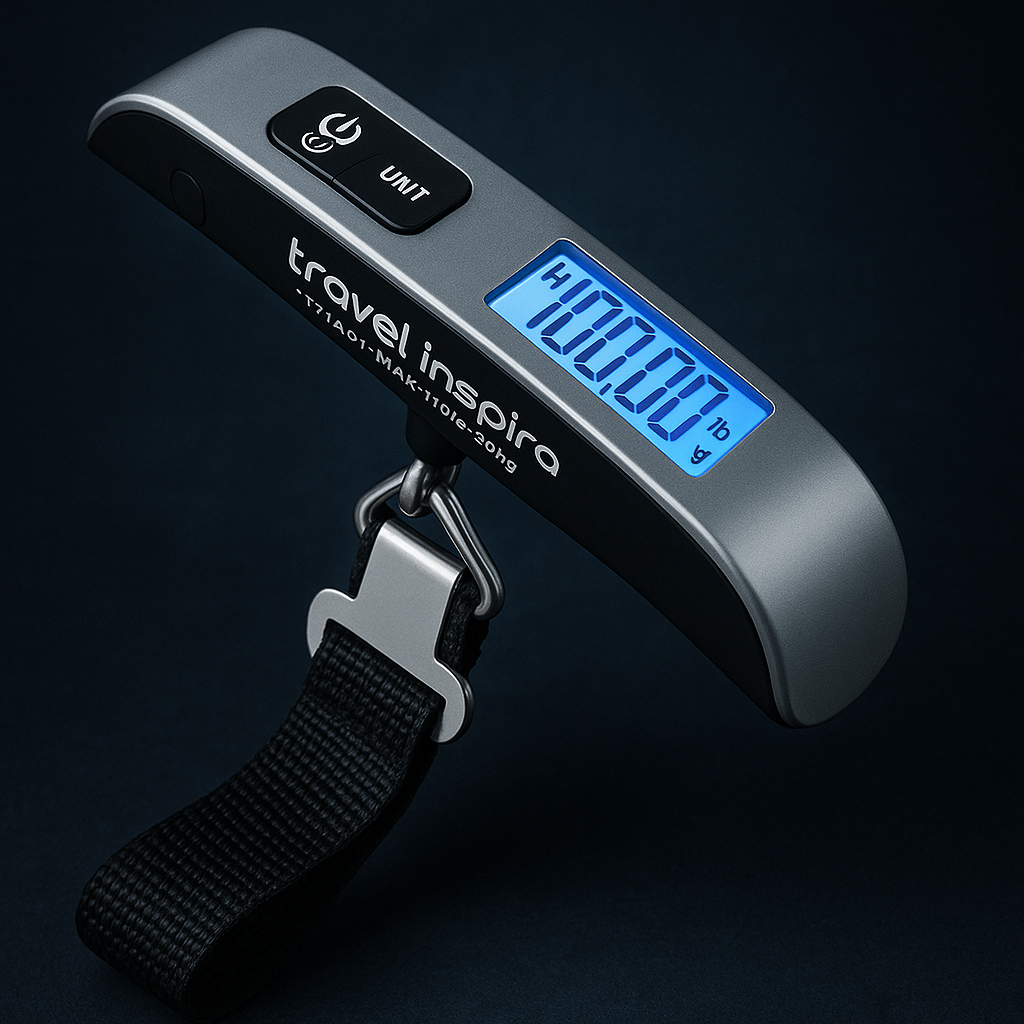 Digital Luggage Scale - Portable Digital Hanging Baggage Scale for Travel & Suitcase Weight