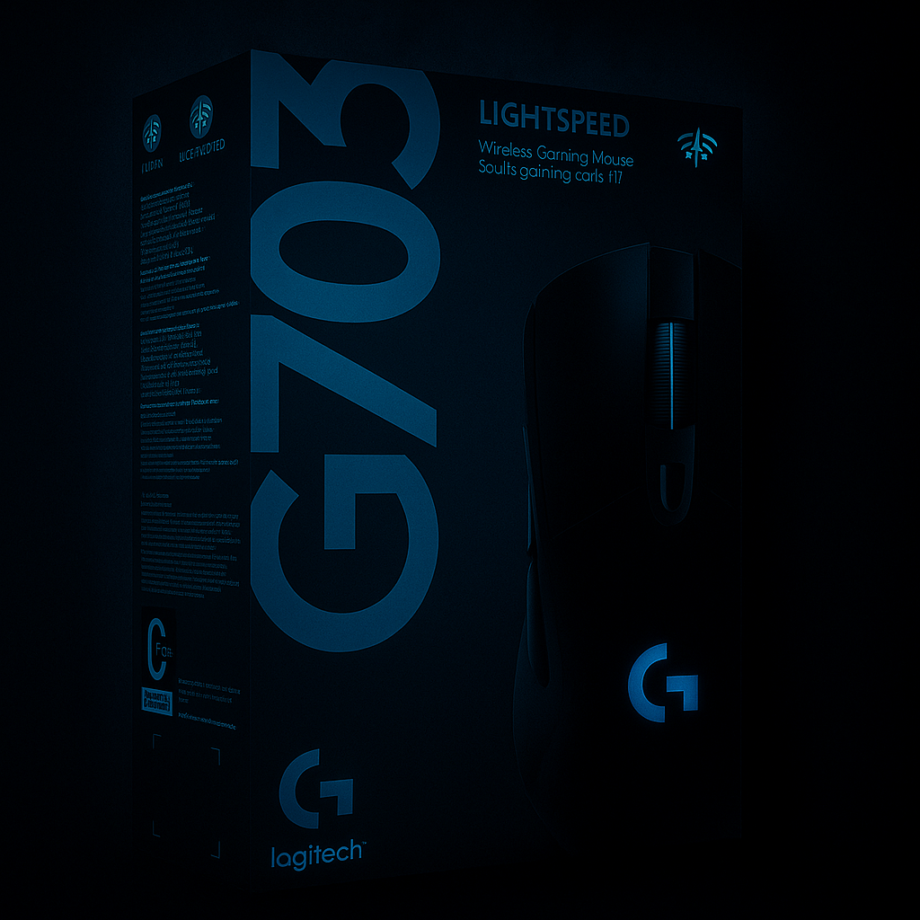 Logitech G703 Lightspeed Wireless Gaming Mouse W/Hero 25K Sensor (Black)