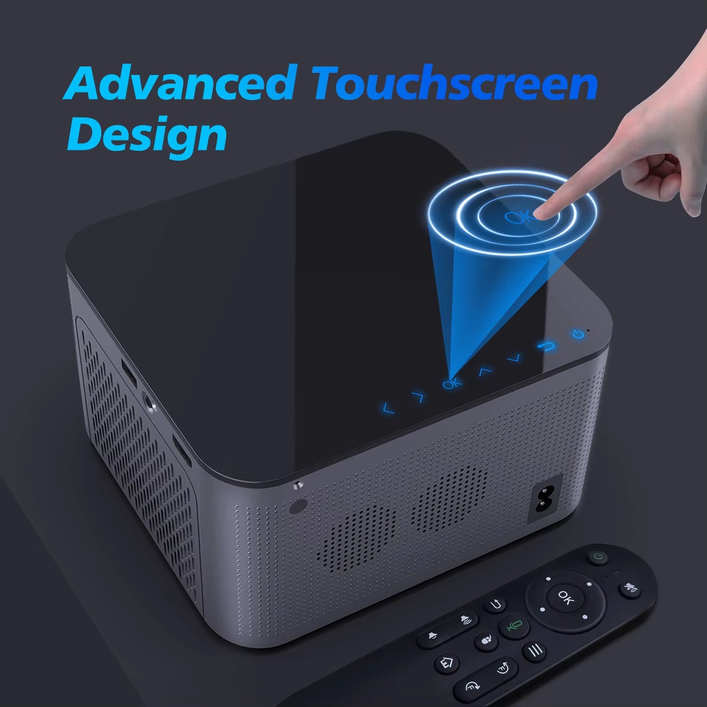  4K Smart Projector Full HD with Voice Control- Home Cinema Theater