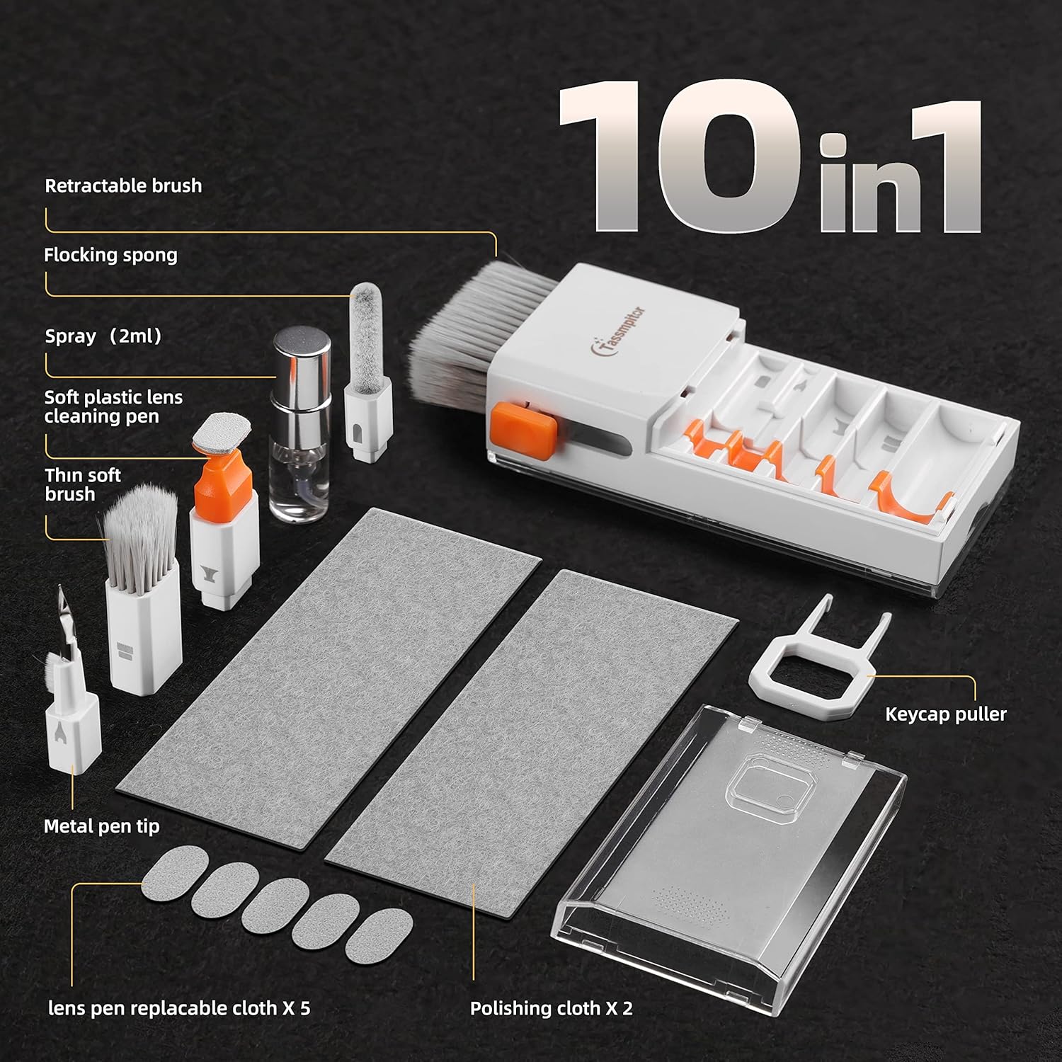 Keyboard Cleaner + Laptop Cleaning Kit- All-In-One Keyboard Cleaning Kit